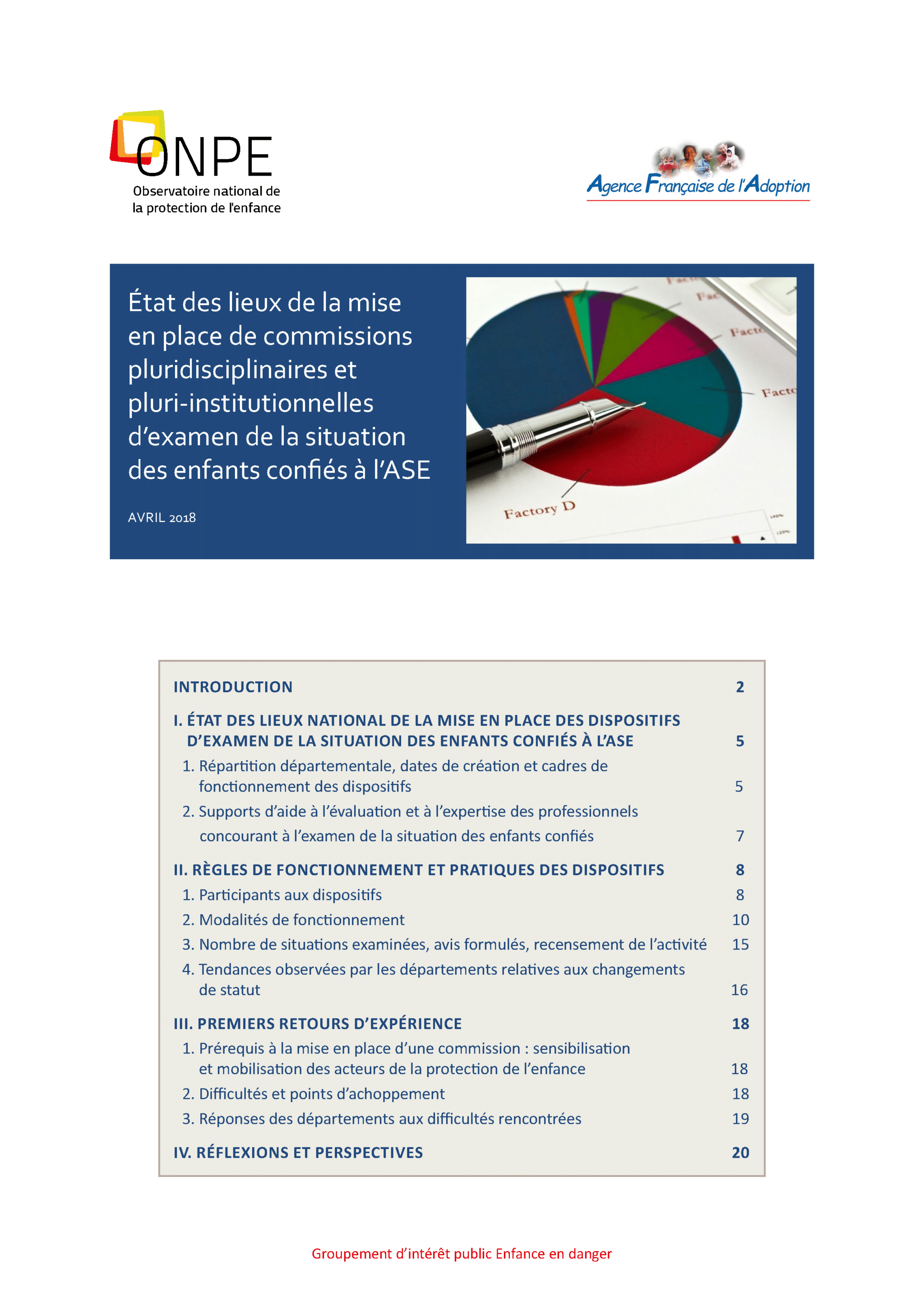 État des lieux de la mise en place de commissions pluridisciplinaires ...